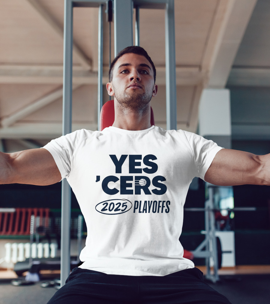 YES 'CERS 2025 NBA Playoffs Basketball T-Shirt