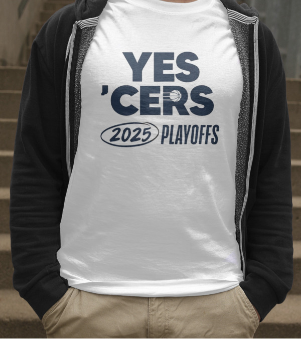YES 'CERS 2025 NBA Playoffs Basketball T-Shirt