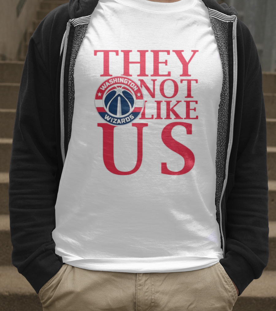 Washington Wizards They Not Like Us Dominance Statement With Iconic Logo T-Shirt