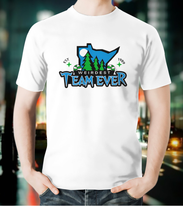 Weirdest Team Ever Forest Trees Established 1989 T-Shirt