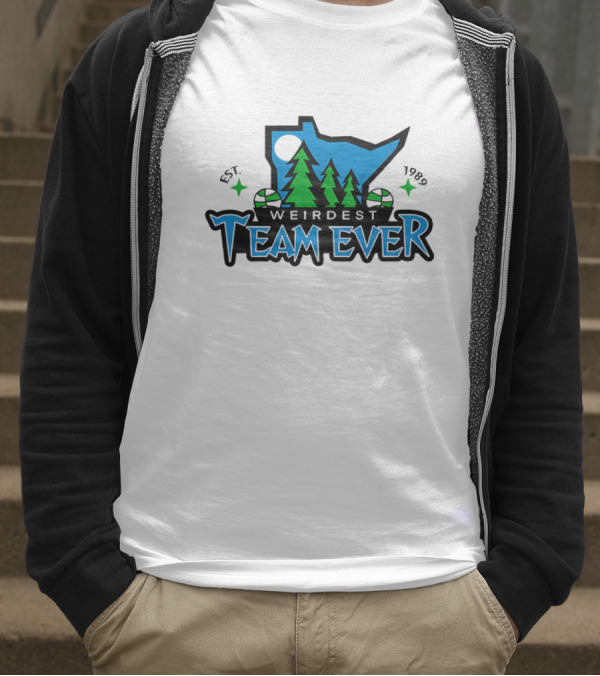 Weirdest Team Ever Forest Trees Established 1989 T-Shirt