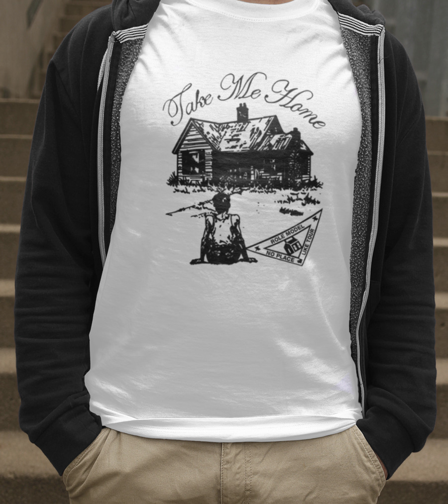 Take Me Home Country Roads Camping Adventure Scene T-Shirt