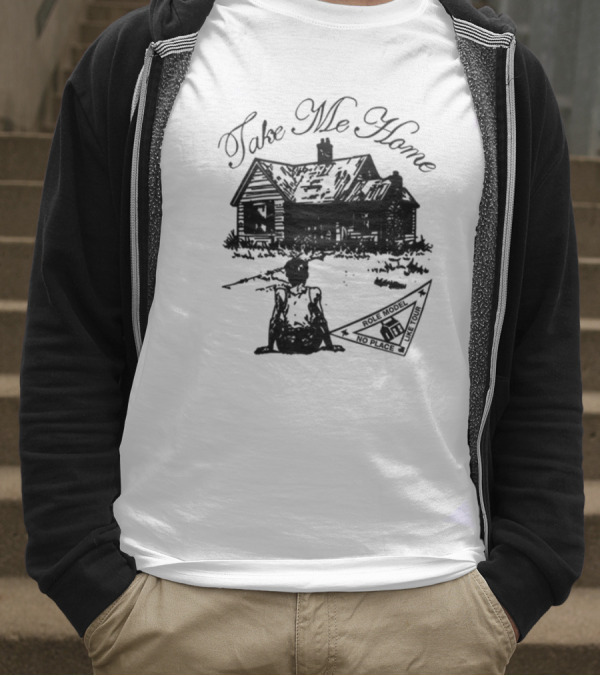 Take Me Home Country Roads Camping Adventure Scene T-Shirt