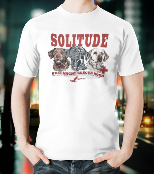 Solitude Avalanche Rescue Dogs Cross Team Joni Lumen Honey T-Shirt