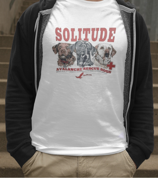 Solitude Avalanche Rescue Dogs Cross Team Joni Lumen Honey T-Shirt