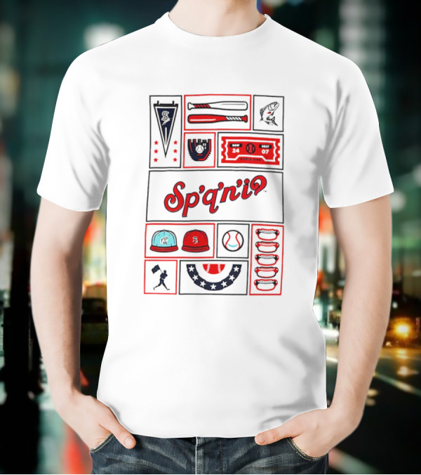 Spokane Indians Ballpark Fun Elements Sp'q'n'iʕ T-Shirt