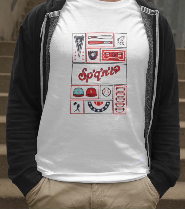 Spokane Indians Ballpark Fun Elements Sp'q'n'iʕ T-Shirt