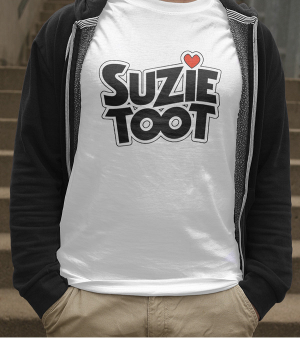 Suzie Toot Heart With Red Love Symbol T-Shirt