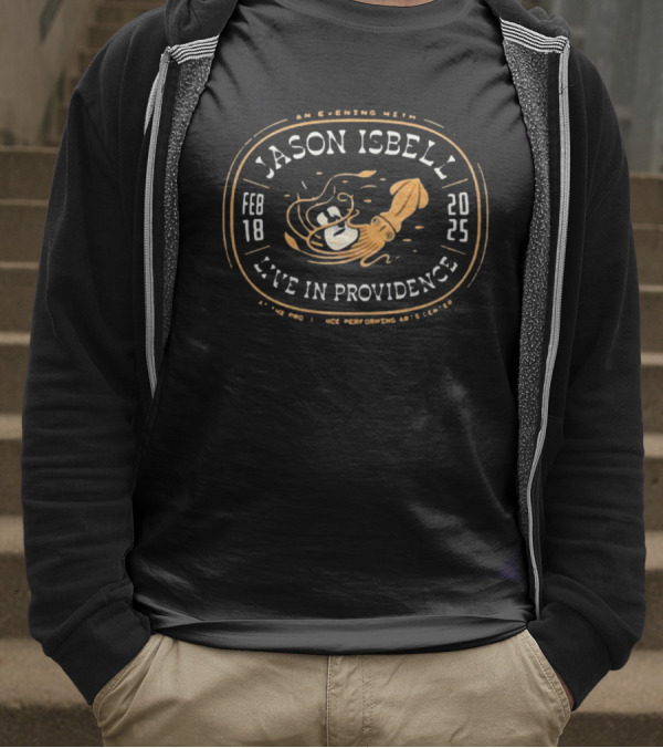 Jason Isbell February 18 2025 Live In Providence With Octopus Sensation T-Shirt