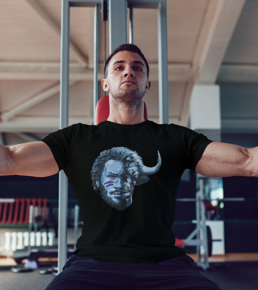 Josh Allen Buffalo Hybrid Face T-Shirt