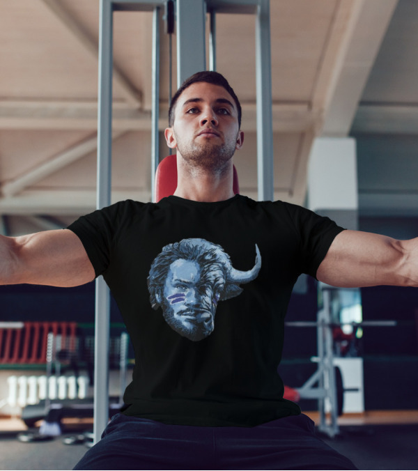Josh Allen Buffalo Hybrid Face T-Shirt
