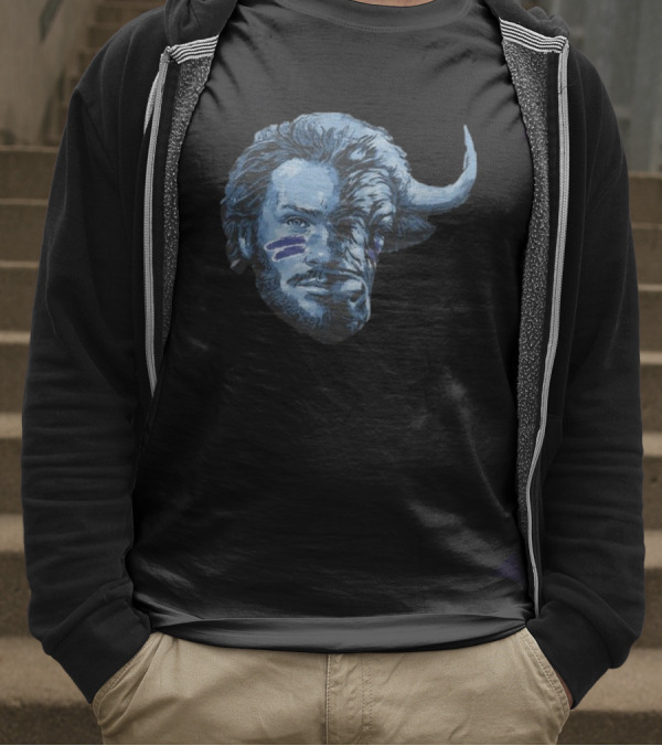 Josh Allen Buffalo Hybrid Face T-Shirt