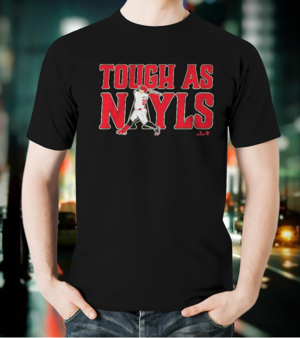 Tough As Nayls Josh Naylor 22 Swing Baseball Player T-Shirt