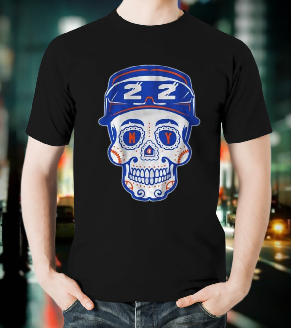 Juan Soto Sugar Skull NY 22 Baseball Cap T-Shirt