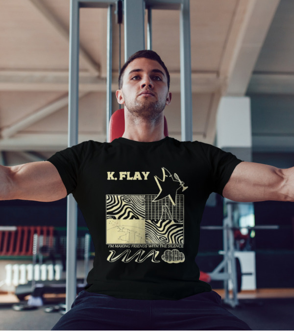 K.Flay I’m Making Friends With Silence Star Pattern 2025 Tour T-Shirt
