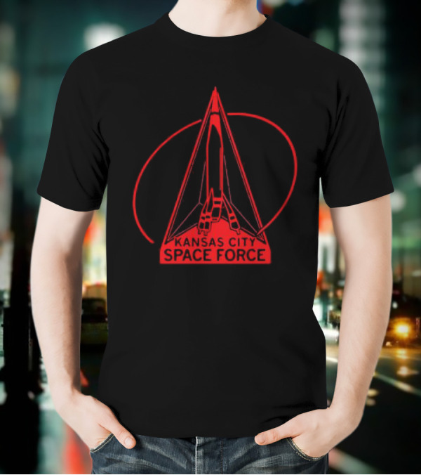 Kansas City Space Force Rocket Emblem T-Shirt