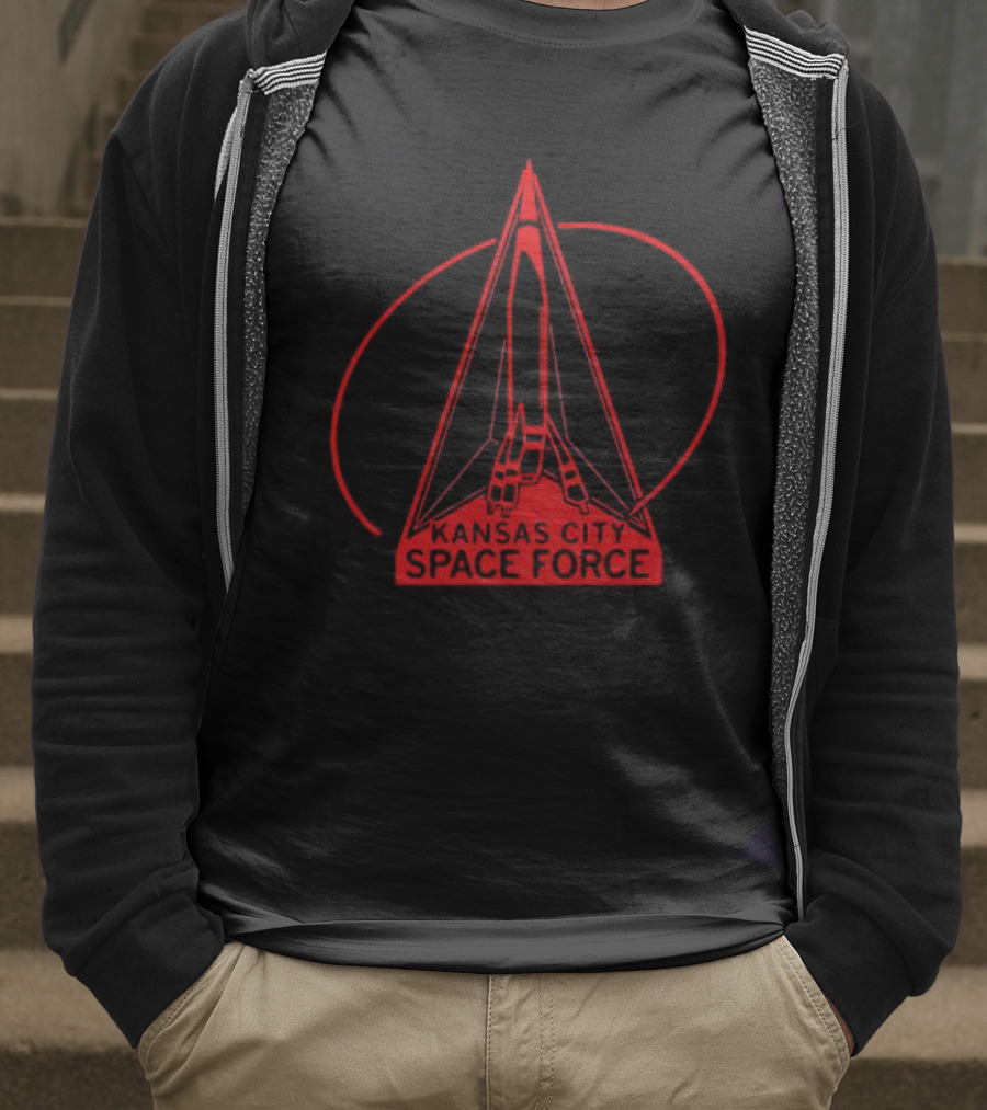 Kansas City Space Force Rocket Emblem T-Shirt