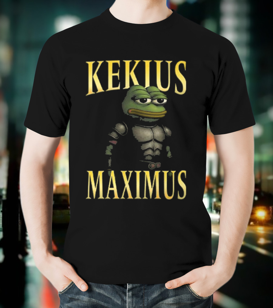 Kekius Maximus Gladiator Frog Armor T-Shirt