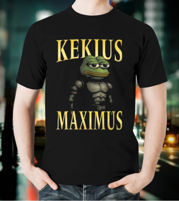 Kekius Maximus Gladiator Frog Armor T-Shirt