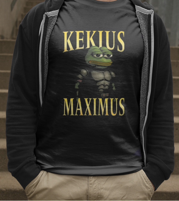 Kekius Maximus Gladiator Frog Armor T-Shirt