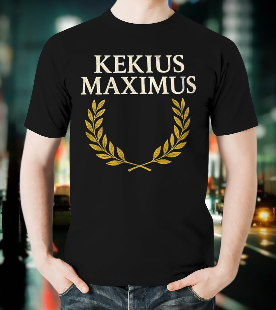 Kekius Maximus Laurel Wreath Emblem T-Shirt