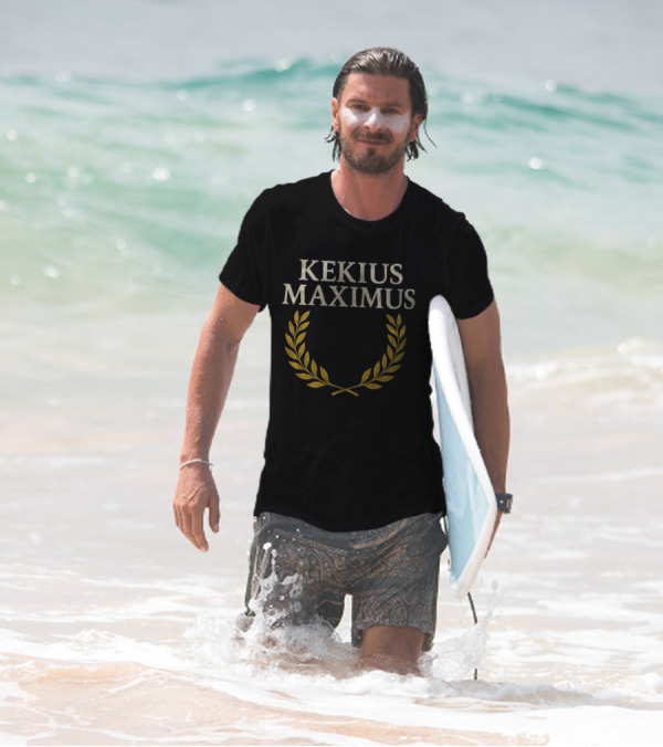 Kekius Maximus Laurel Wreath Emblem T-Shirt