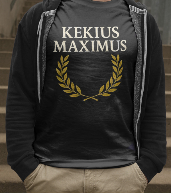 Kekius Maximus Laurel Wreath Emblem T-Shirt