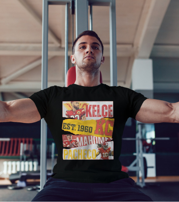 Kelce Mahomes Pacheco KC Est 1960 T-Shirt