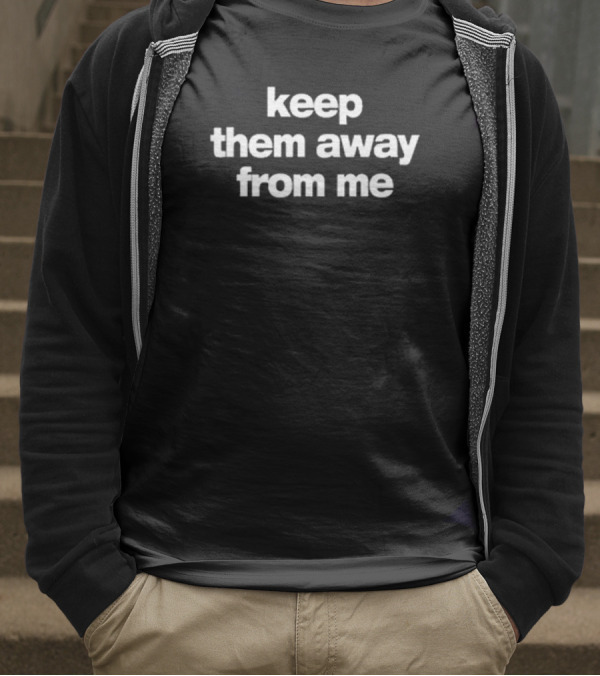 Kendrick Lamar Wearing Keep Them Away From Me Text T-Shirt