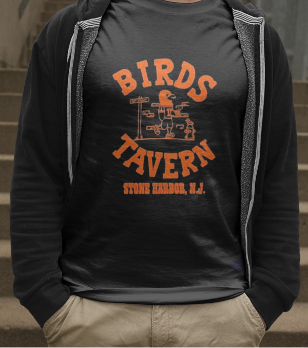 BIRDS TAVERN Stone Harbor N.J. T-Shirt