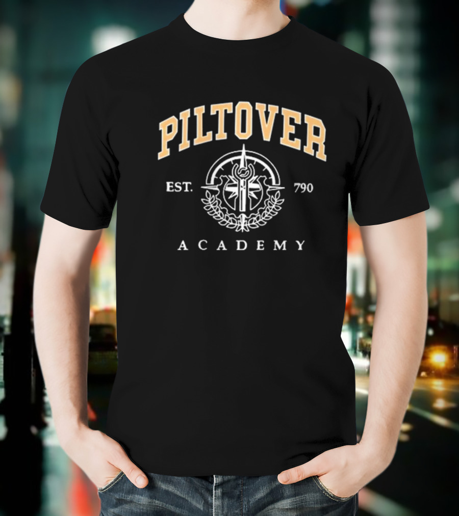 Piltover Academy University Est 790 Emblem T-Shirt