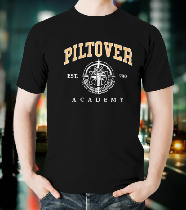 Piltover Academy University Est 790 Emblem T-Shirt