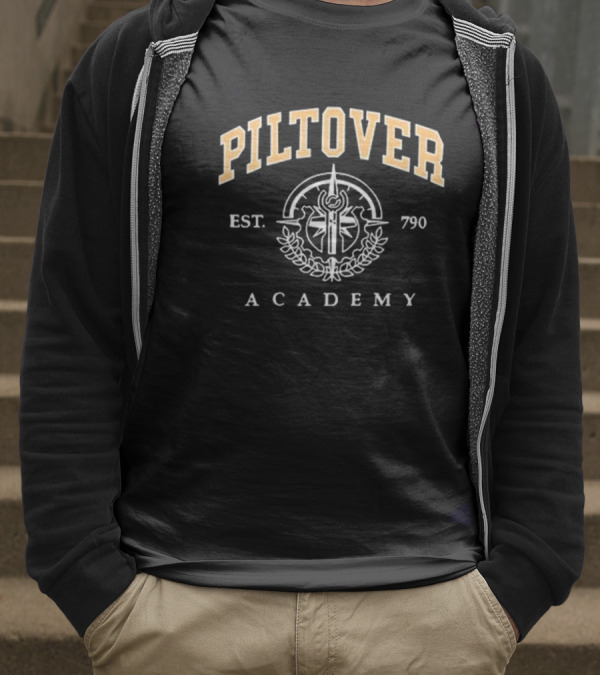 Piltover Academy University Est 790 Emblem T-Shirt