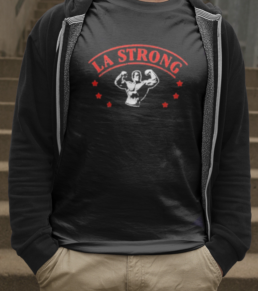 LA Strong 2025 Bodybuilder And Stars T-Shirt