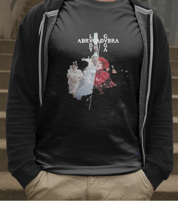 Lady Gaga Abracadabra Collage Fashion Art Style T-Shirt