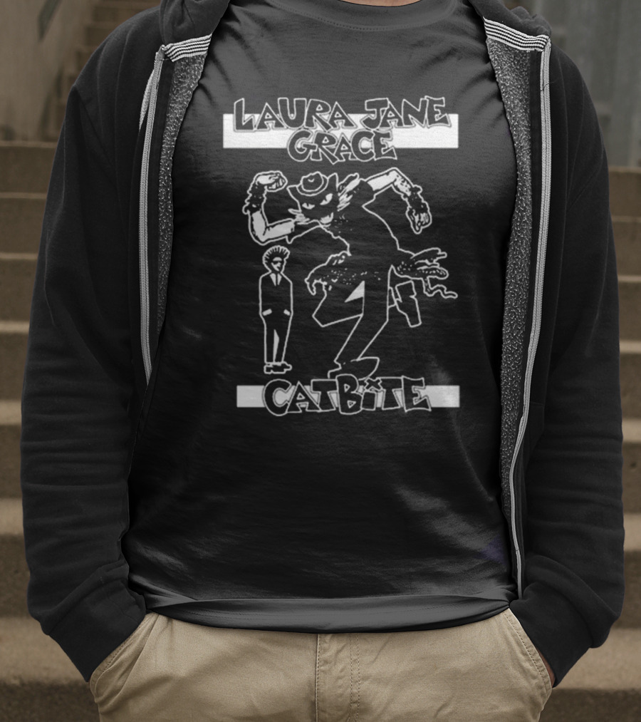 Laura Jane Grace Catbite Ska Punk Collaboration T-Shirt