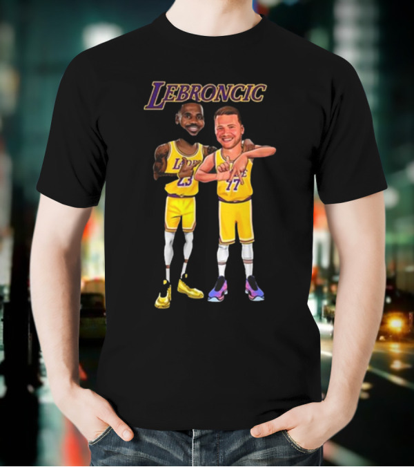 LeBroncic Los Angeles Lakers LeBron James Luka Dončić All Day Everyday T-Shirt