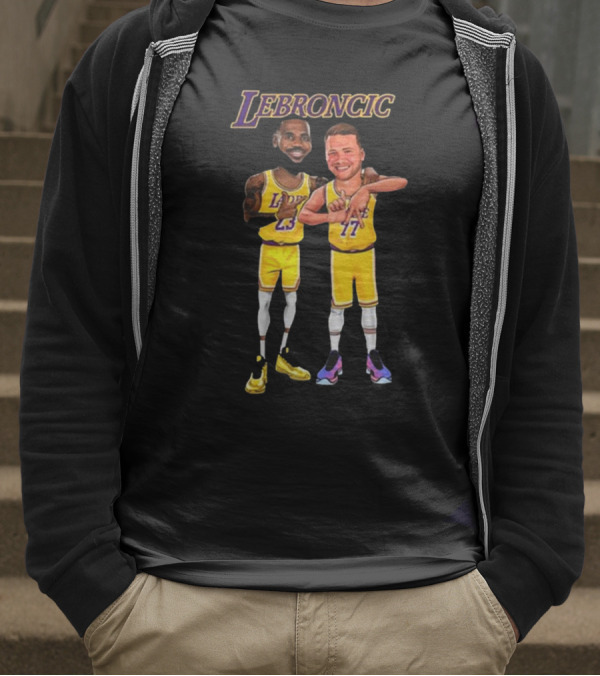 LeBroncic Los Angeles Lakers LeBron James Luka Dončić All Day Everyday T-Shirt