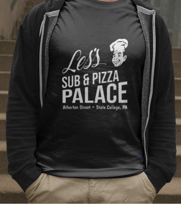 Les's Sub & Pizza Palace Atherton Street State College PA T-Shirt
