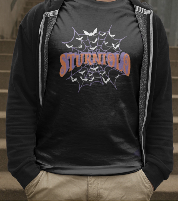 Let’s Trip Sturniolo Web Bats Purple Orange T-Shirt