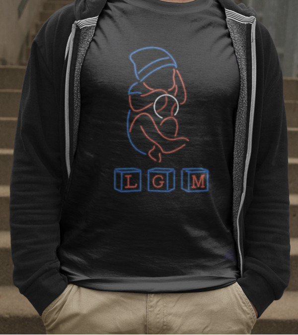 LGM Baby Fan New York Mets Blocks And Baby Outline Art T-Shirt