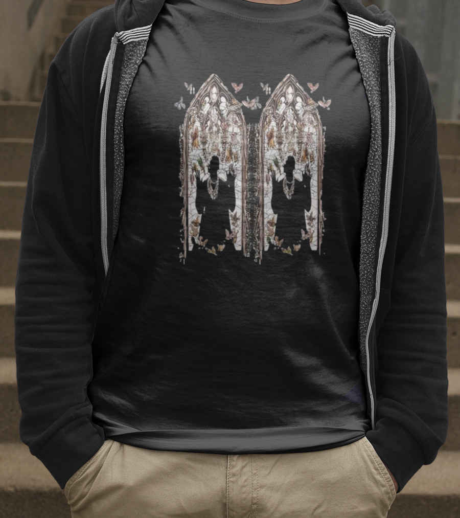 Lil Baby WHAM X Who Decides War 2025 Stained Glass Butterflies T-Shirt
