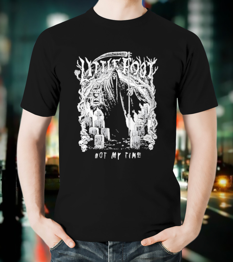 Little Foot Not My Time Diablo Macabre Forest Candle Scene T-Shirt