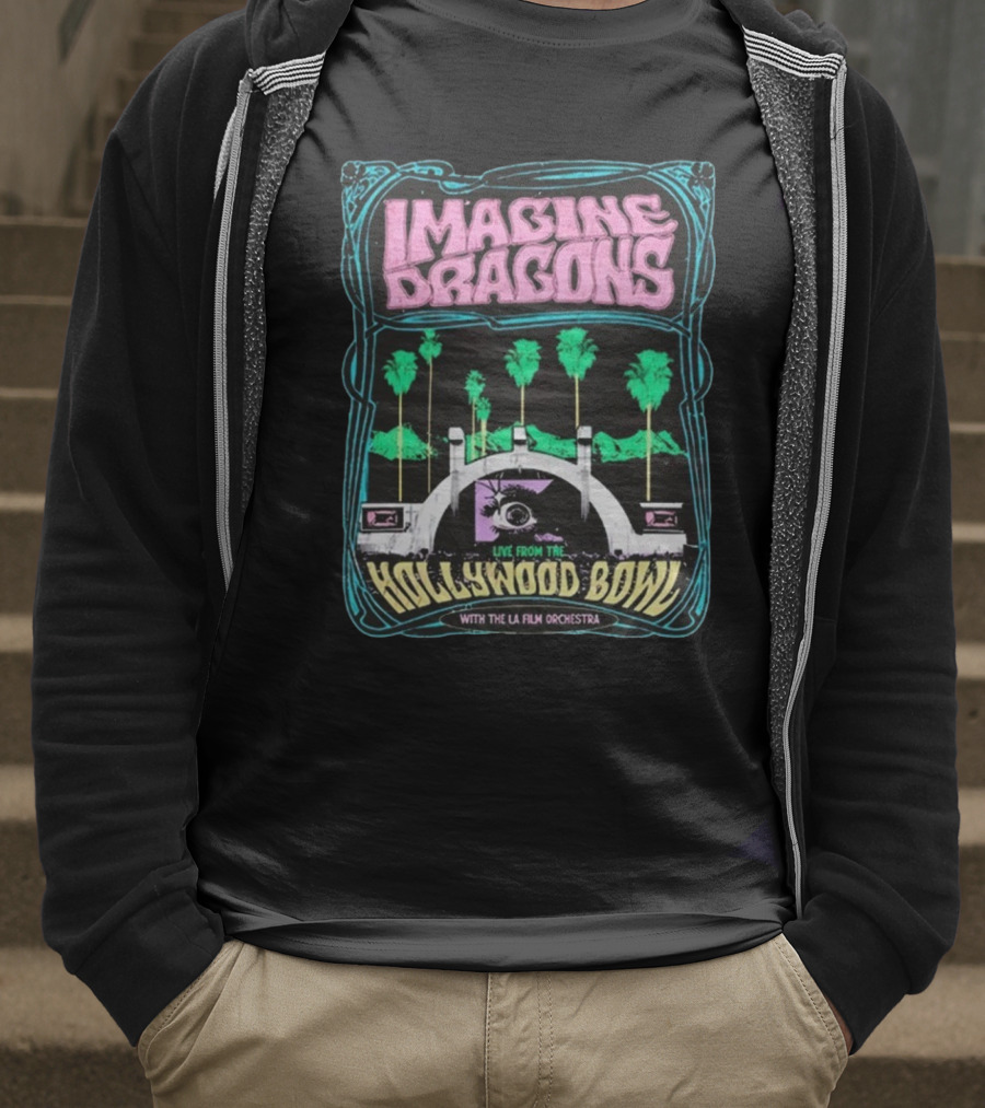 Imagine Dragons Live From The Hollywood Bowl With The LA Film Orchestra Palm Trees T-Shirt