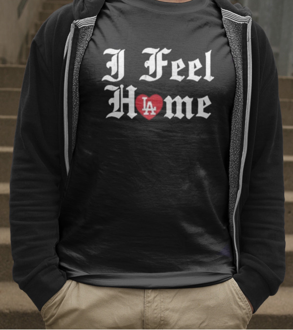 I Feel Home LA Heart Graphic T-Shirt