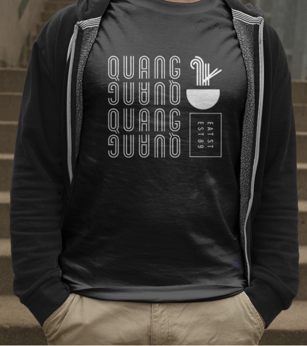 Quang Eat St Est 89 Noodle Bowl Pattern T-Shirt