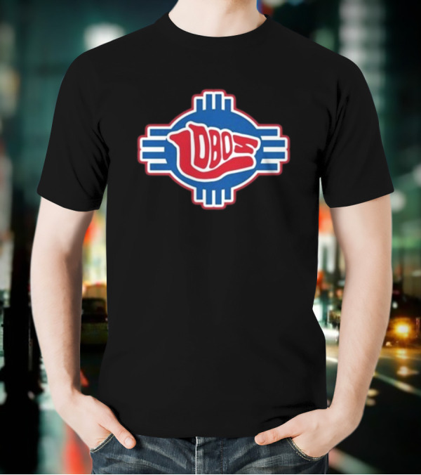 Lobo Lobos Zia Symbol Design T-Shirt