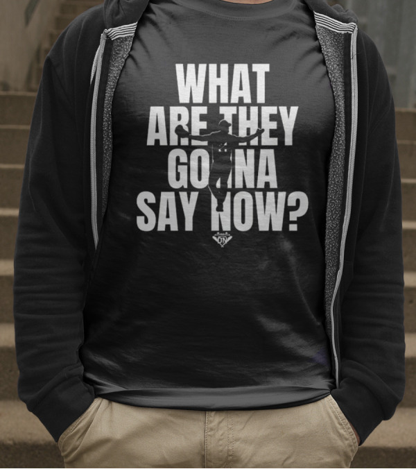 Los Angeles Dodgers What Are They Gonna Say Now Player Silhouette T-Shirt