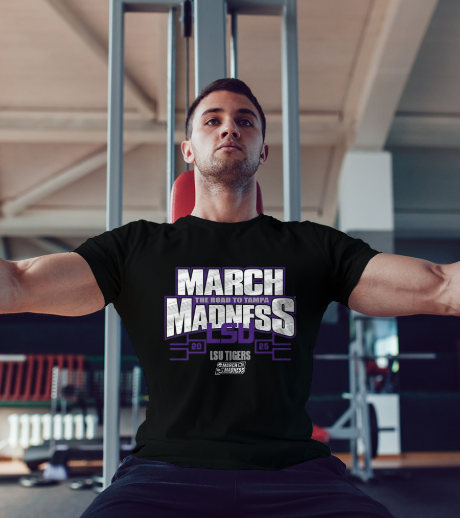 LSU Tigers March Madness 2025 The Road To Tampa T-Shirt