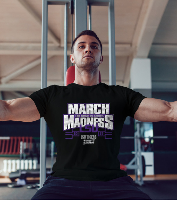LSU Tigers March Madness 2025 The Road To Tampa T-Shirt